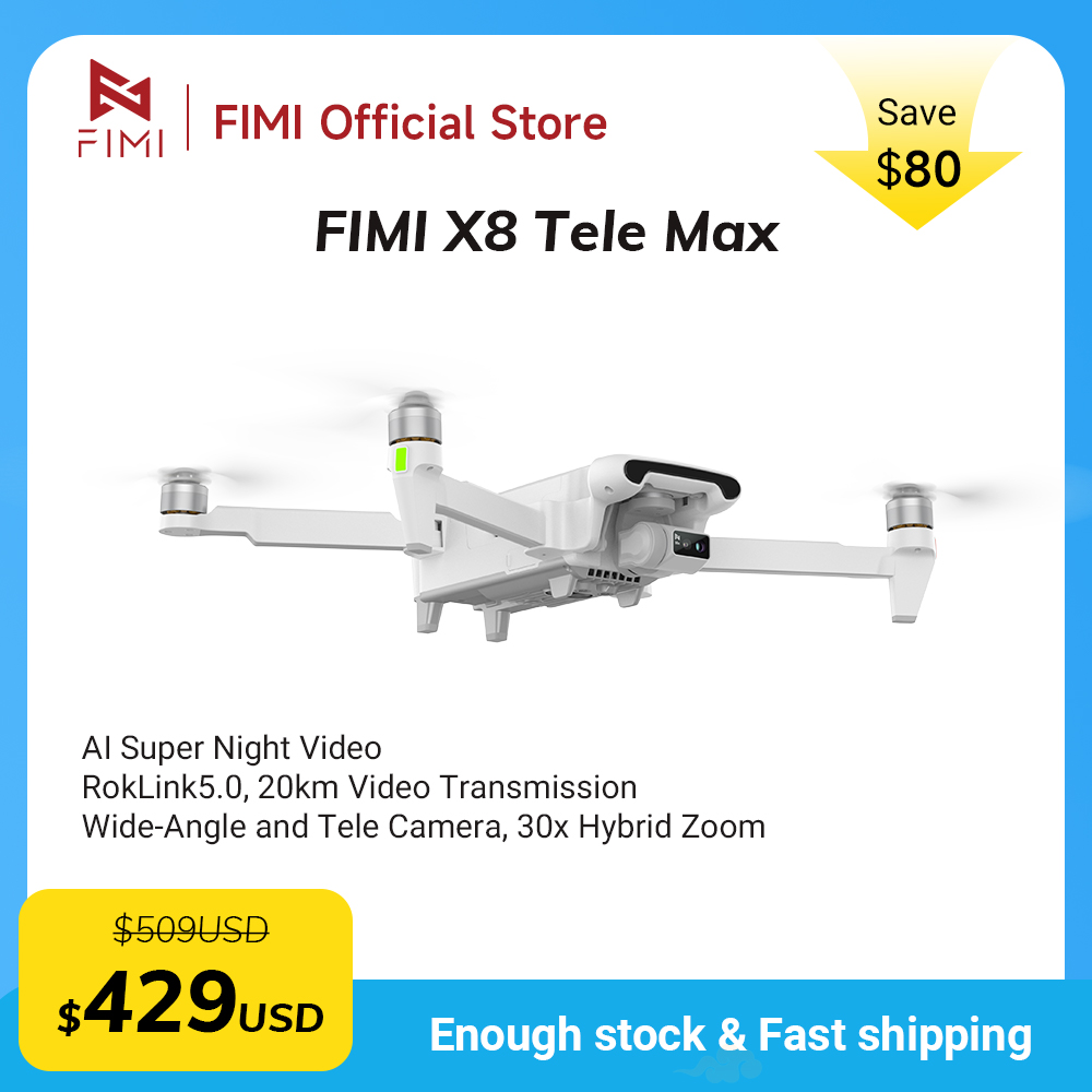 Drone Camera Wide Angle - FIMI X8 Tele Max Nowy Dron