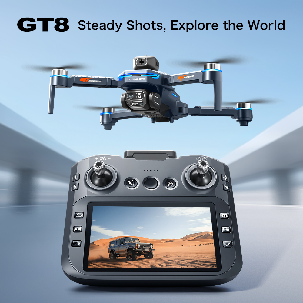 Drone Camera 4K - Dron GT8 z funkcją unikania przeszkód