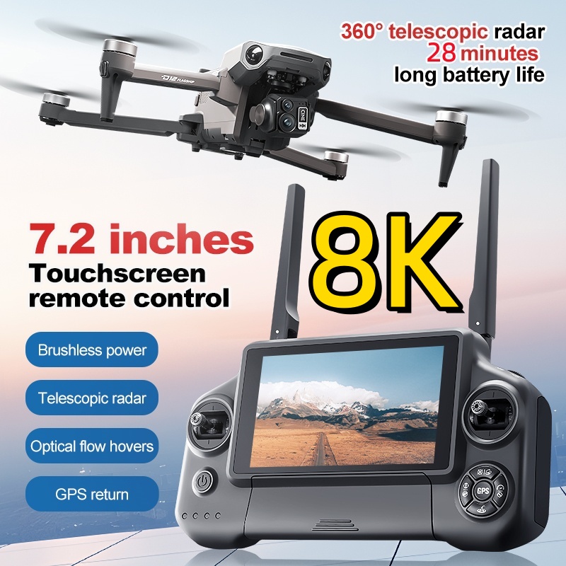 Dron RC z 3-osiowym gimbalem 8 – Drone Camera With Gimbal recenzja i cena