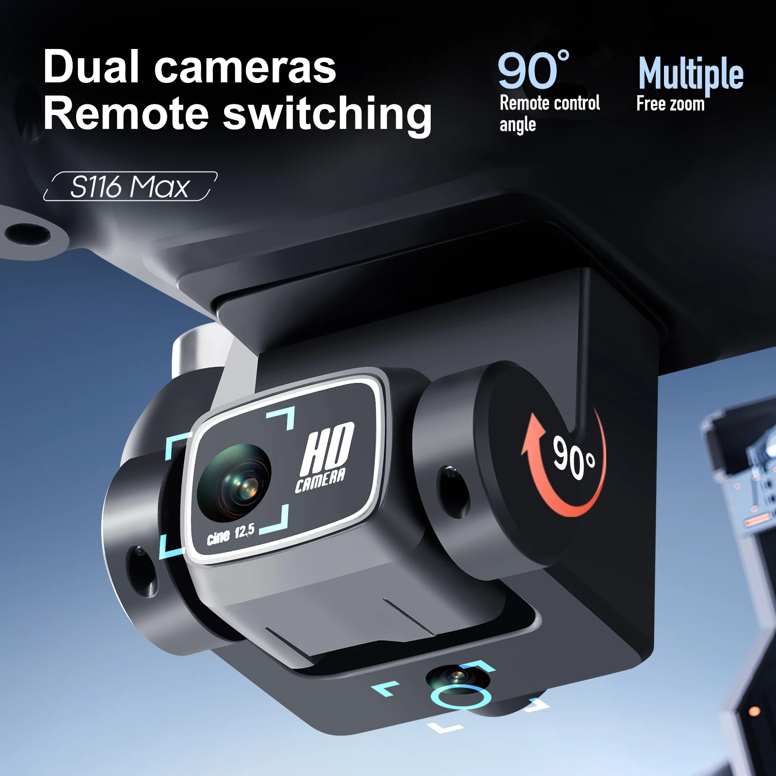 Nowy dron S116 MAX z ulepszony – Drone Camera Hd recenzja i cena