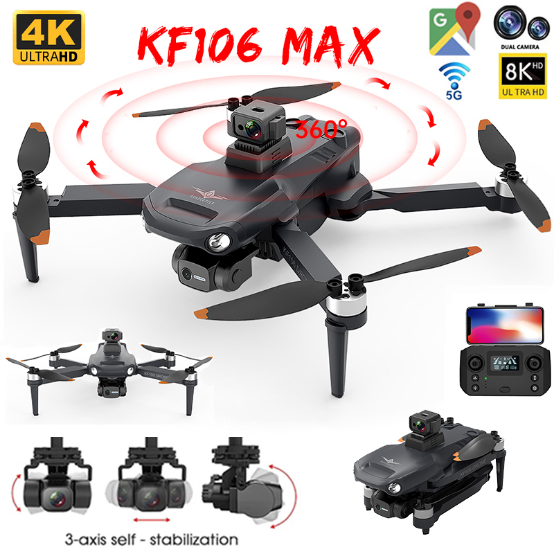 2022 nowy KF106 Max Drone 8K p – Drone Camera Wide Angle recenzja i cena
