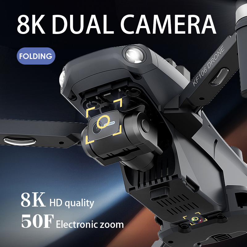 2022 nowy KF106 Max Drone 8K p – Drone Camera Wide Angle recenzja i cena