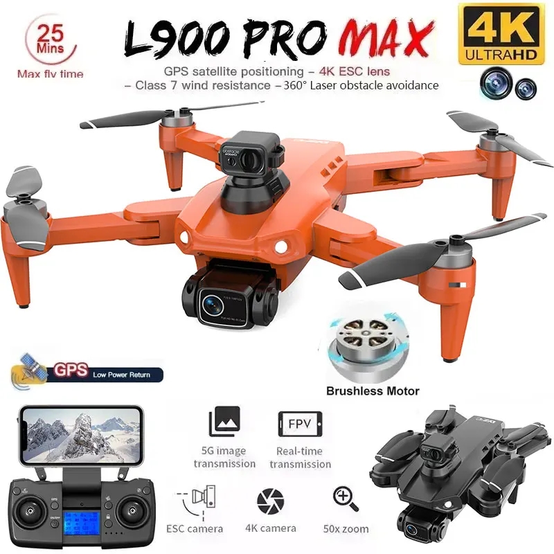 L900 Pro MAX GPS Drone 4K Prof – Drone Camera Wide Angle recenzja i cena