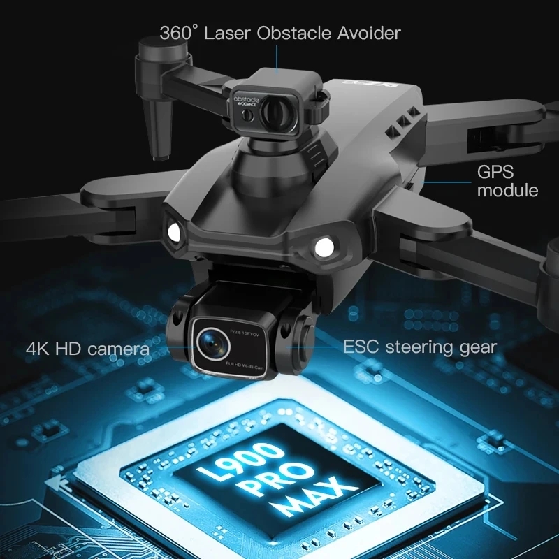 L900 Pro MAX GPS Drone 4K Prof – Drone Camera Wide Angle recenzja i cena