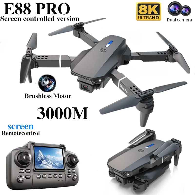 Profesjonalny dron E88 PRO z e – Drone Camera Wide Angle recenzja i cena