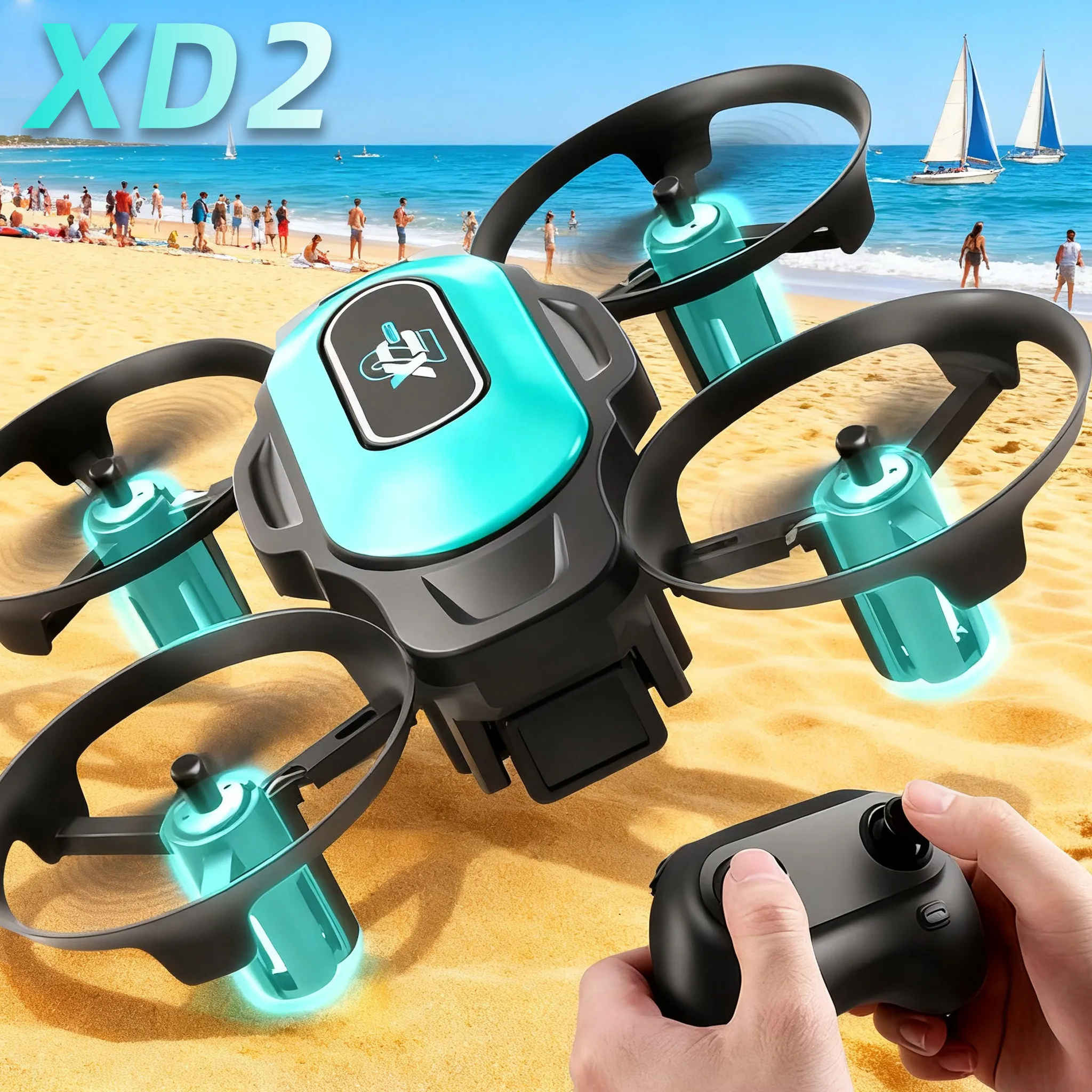 Mini dron XD2, 360 °   Akrobac – Drone Camera 4K recenzja i cena