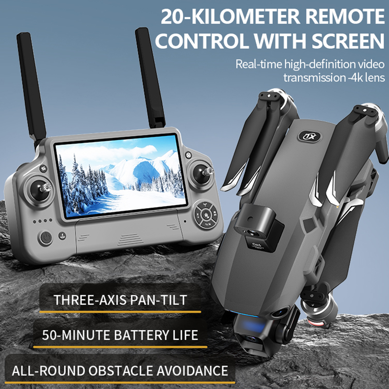Nowy dron z podwójną kamerą 8K – Drone Camera With Gimbal recenzja i cena
