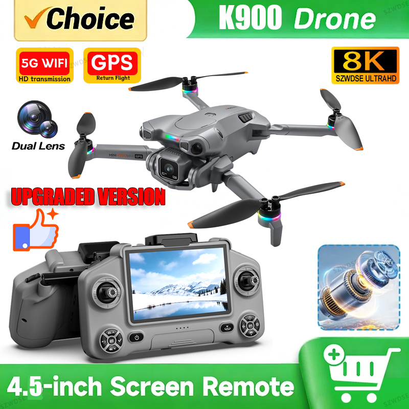 Nowy dron GPS K900 MAX z profe – Drone Camera Night Vision recenzja i cena