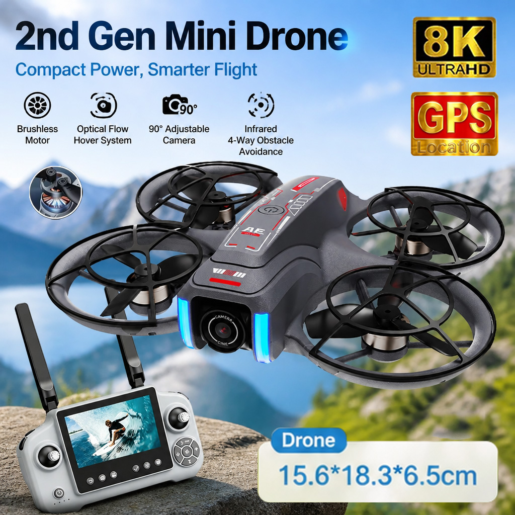 Nowy dron AE21 GPS z kamerą 8K – Drone Camera Night Vision recenzja i cena