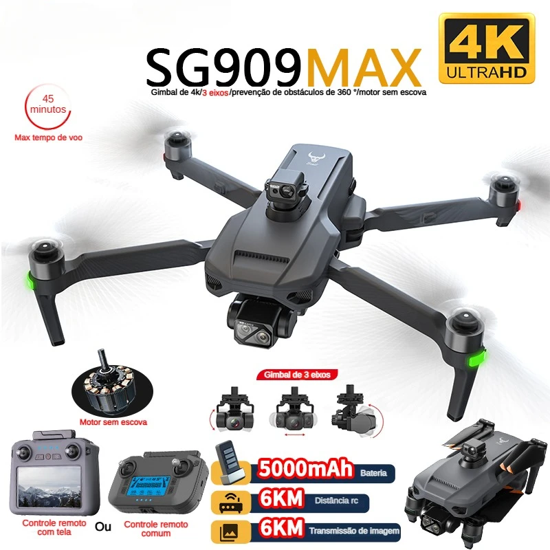 ZLL SG909 SG909MAX Profesjonal – Drone Camera 4K recenzja i cena