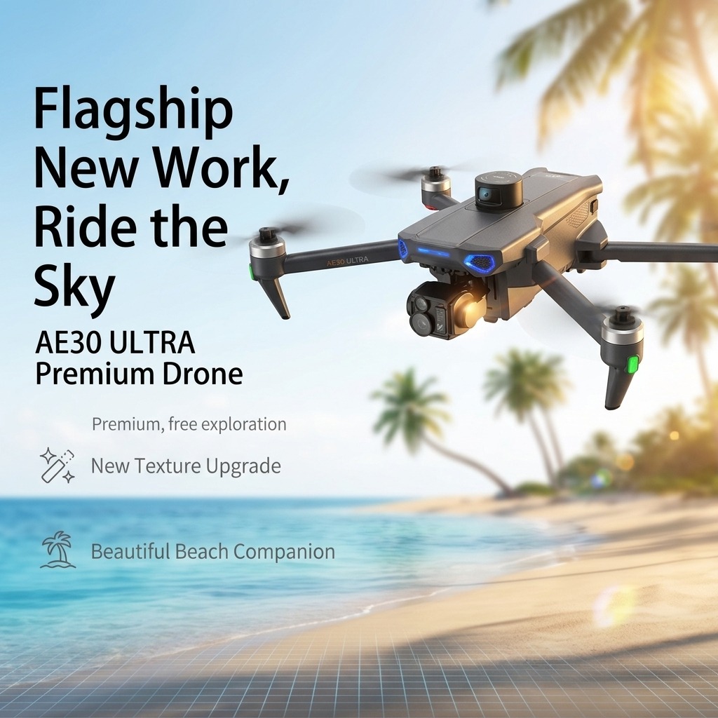 Nowy dron AE30 Ultra GPS z kam – Drone Camera With Gimbal recenzja i cena
