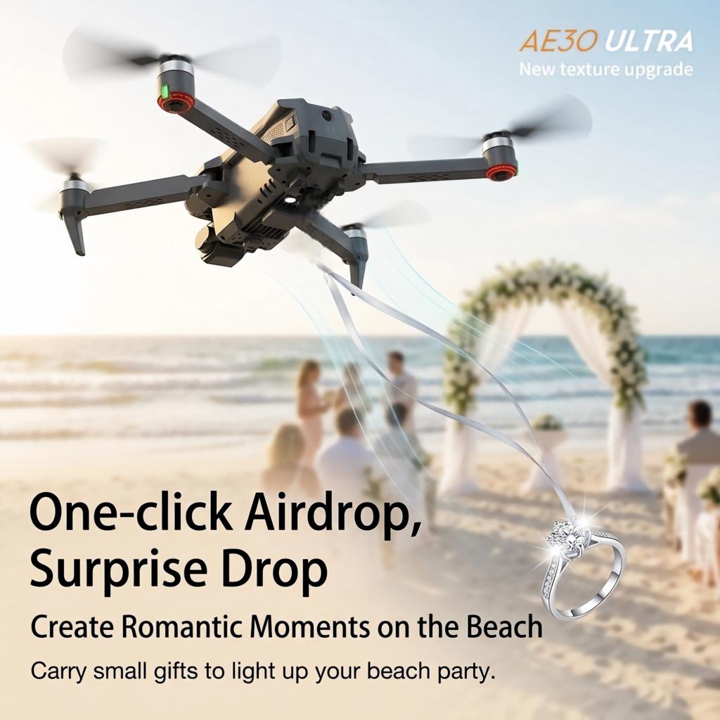 Nowy dron AE30 Ultra GPS z kam – Drone Camera With Gimbal recenzja i cena
